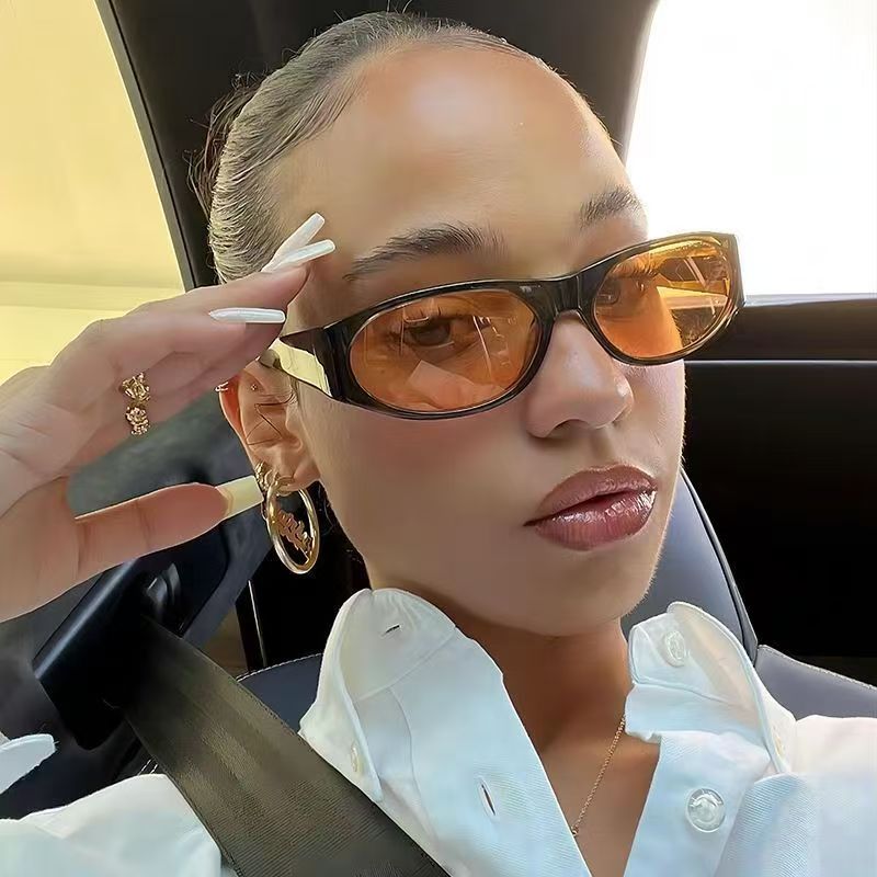 Small Oval Sunglasses Women Me - مراجعة Sunglasses Cat Eye وسعره