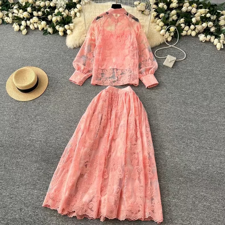 Elegant 2 Piece Long Dress Wom - مراجعة Midi Skirt Floral وسعره