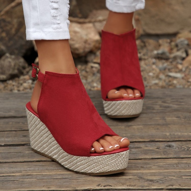 Women Sandals Summer Wedge Pla - مراجعة Wedge Espadrille Women وسعره