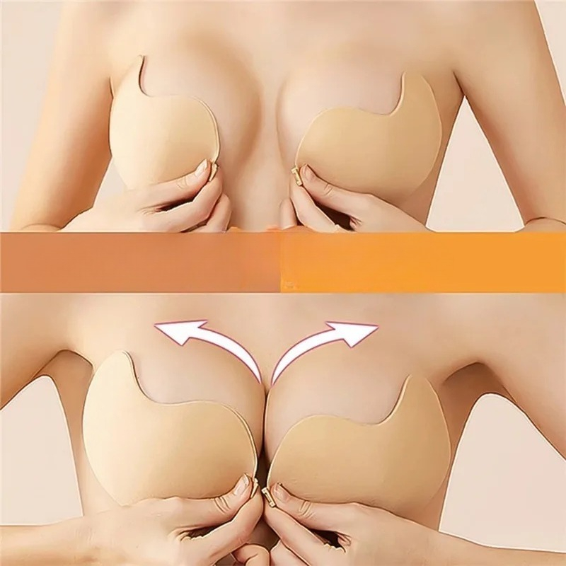 A-D Invisible Strapless Adhesi - مراجعة Bralette Triangle Set وسعره
