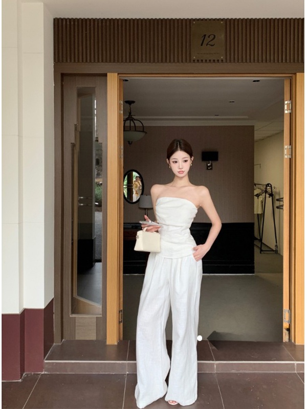Elegant Cotton Linen Set Women - مراجعة Linen Pant Wide وسعره