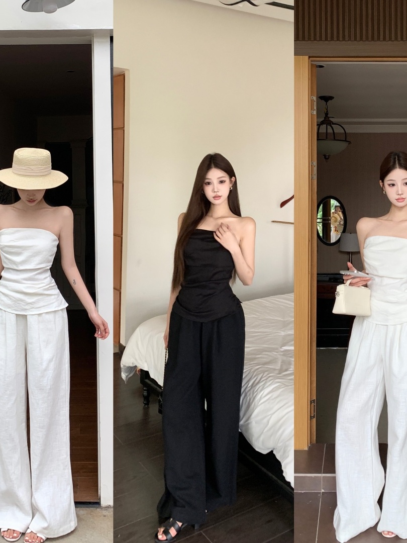 Elegant Cotton Linen Set Women - مراجعة Linen Pant Wide وسعره