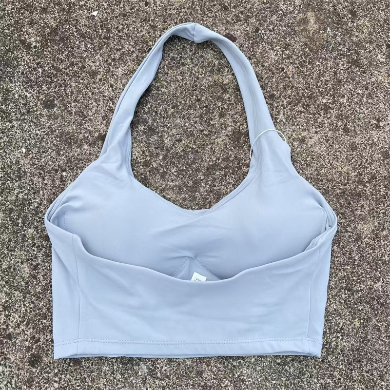 Halter Neck Sports Bra Women G - مراجعة Bralette Triangle Set وسعره