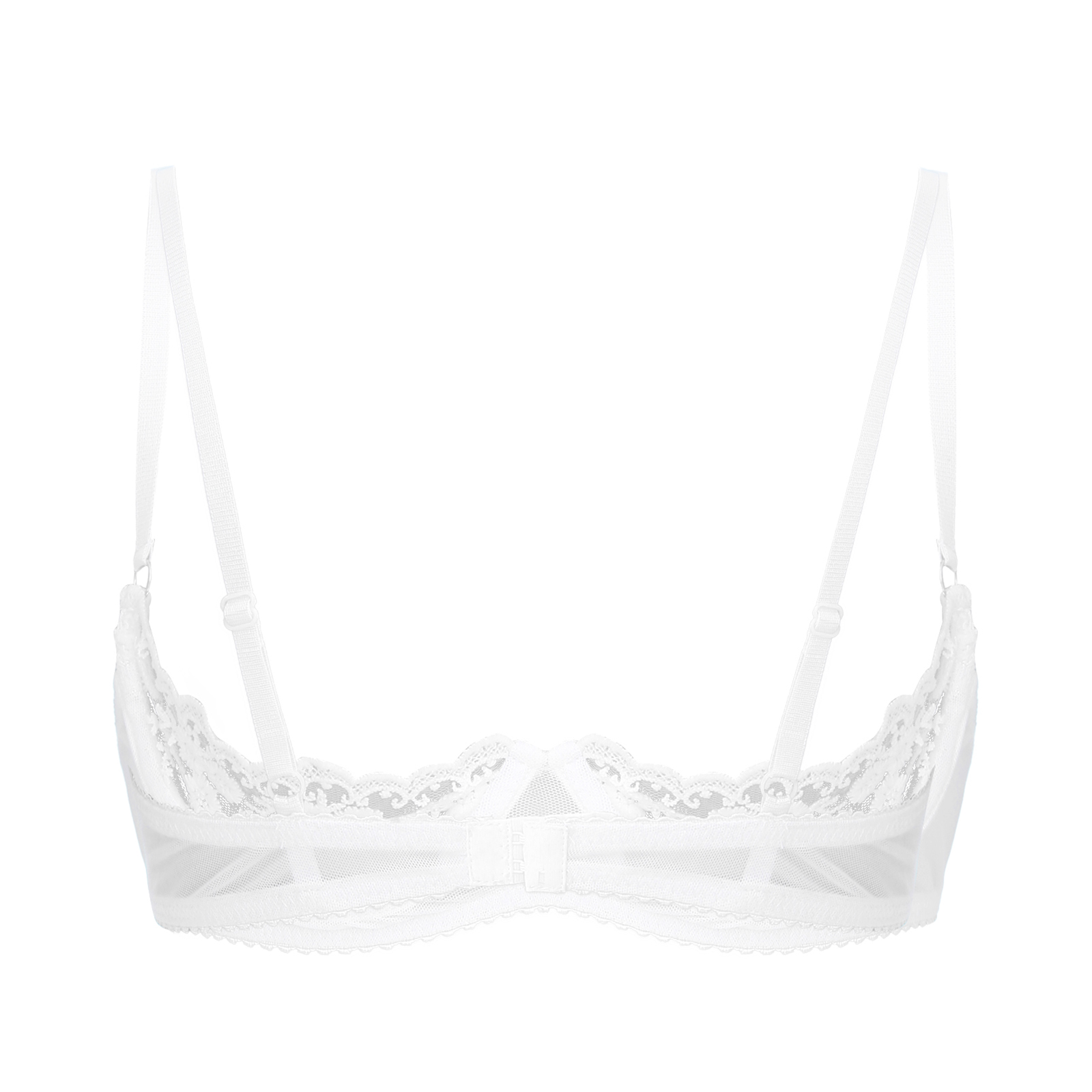 Women's Floral Lace Quarter Cu - مراجعة Bralette Triangle Set وسعره