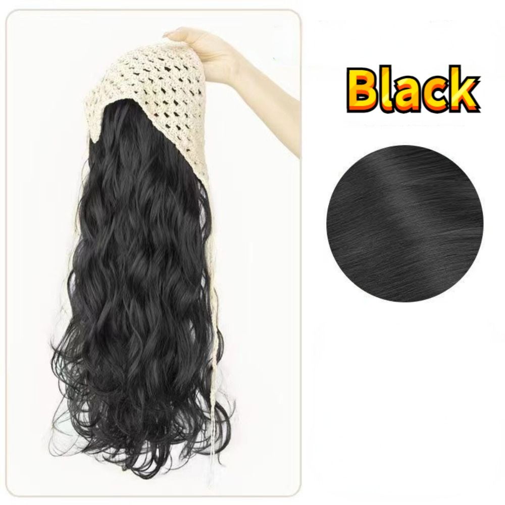 Fashion 65CM Wig Triangle Head - مراجعة Headband Summer Knit وسعره