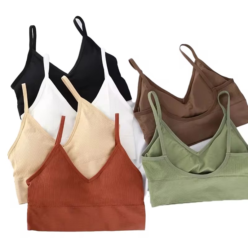 Seamless Women Push Up Bra Bea - مراجعة Bralette Triangle Set وسعره