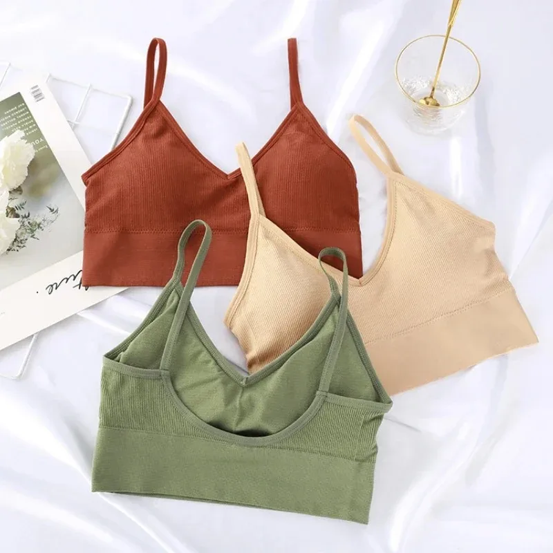 Seamless Women Push Up Bra Bea - مراجعة Bralette Triangle Set وسعره
