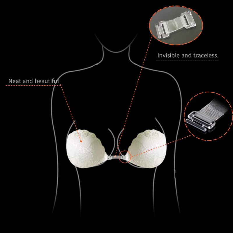 Lace Invisible Bra Backless St - مراجعة Bralette Triangle Set وسعره