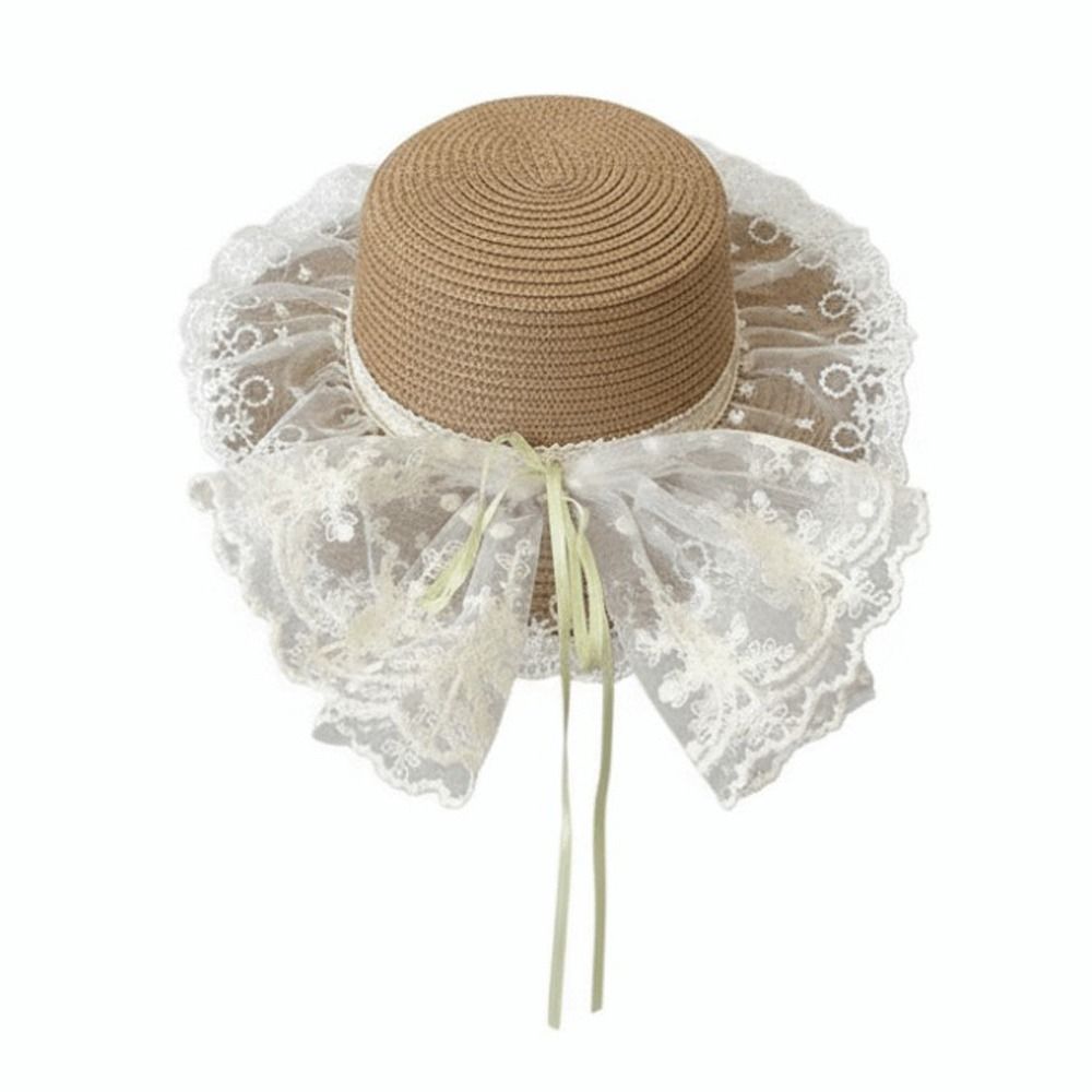 Floppy Lace Bow Sun Hat Breath - مراجعة Hat Floppy Wide وسعره