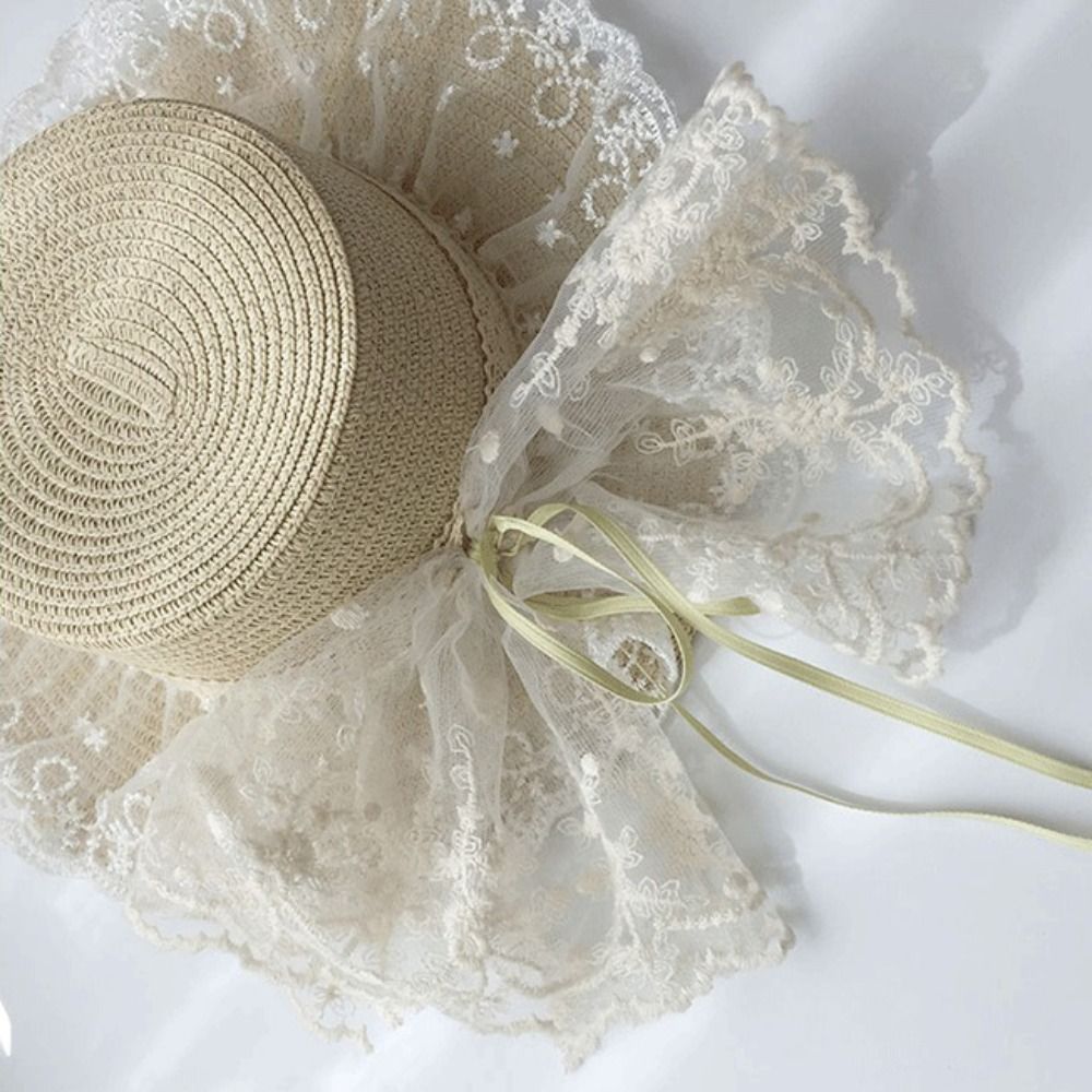 Floppy Lace Bow Sun Hat Breath - مراجعة Hat Floppy Wide وسعره