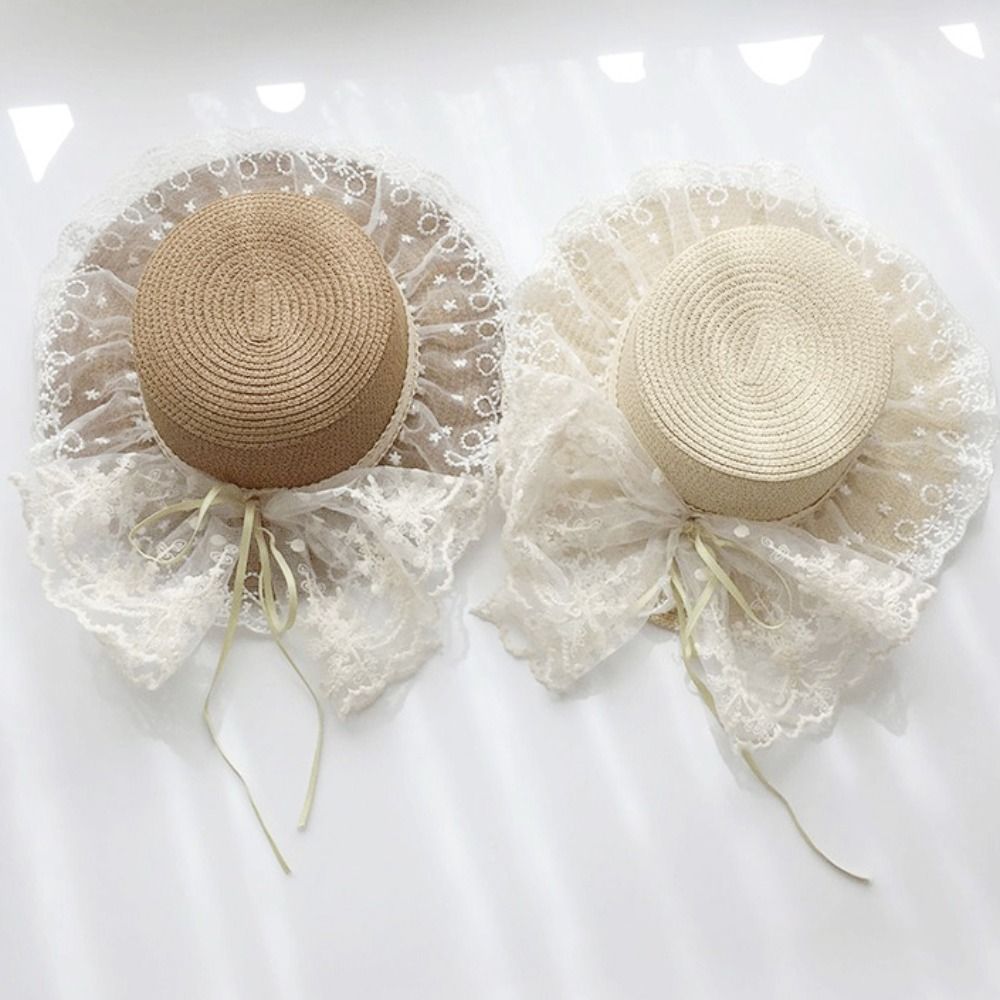 Floppy Lace Bow Sun Hat Breath - مراجعة Hat Floppy Wide وسعره
