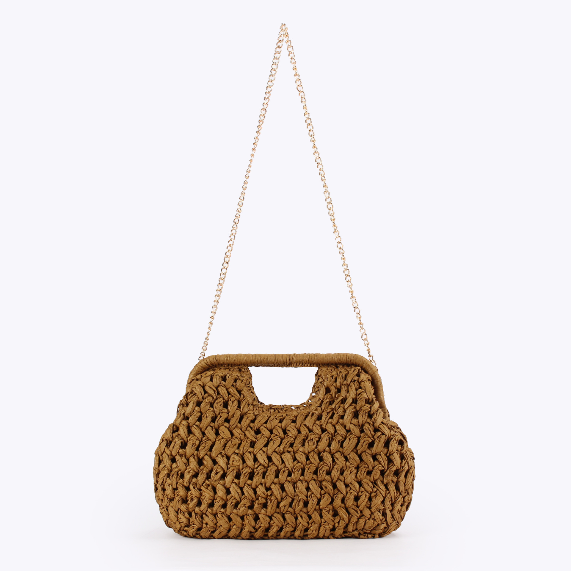 Elegant Ladies Chain Hand Knit - مراجعة Crochet Bag Raffia وسعره