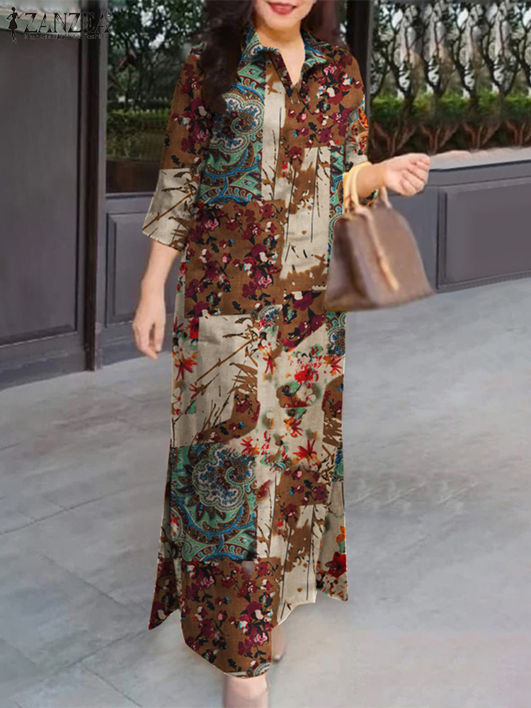 ZANZEA Women Auutmn Dresses Vi - مراجعة Romper Floral Print وسعره