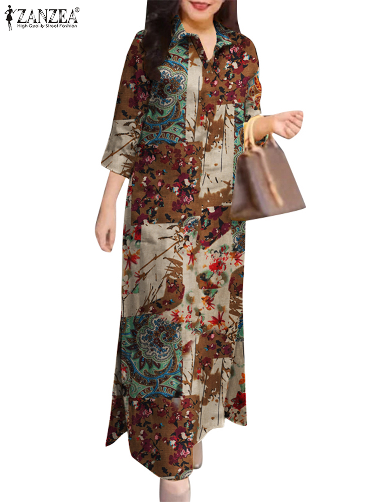 ZANZEA Women Auutmn Dresses Vi - مراجعة Romper Floral Print وسعره