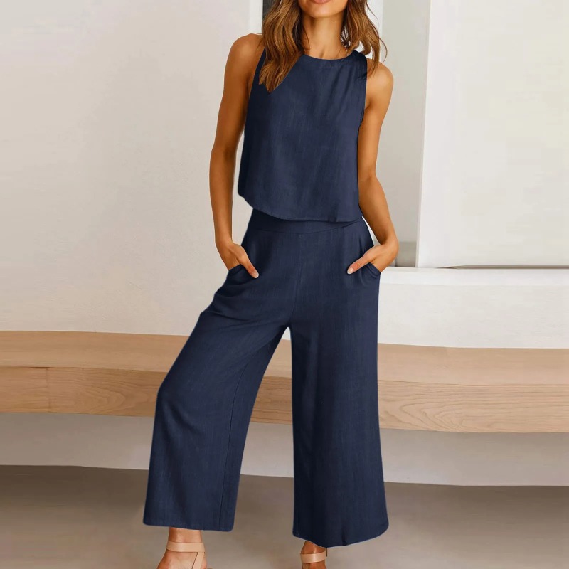 2025 New Summer Tops Cotton Li - مراجعة Linen Pant Wide وسعره