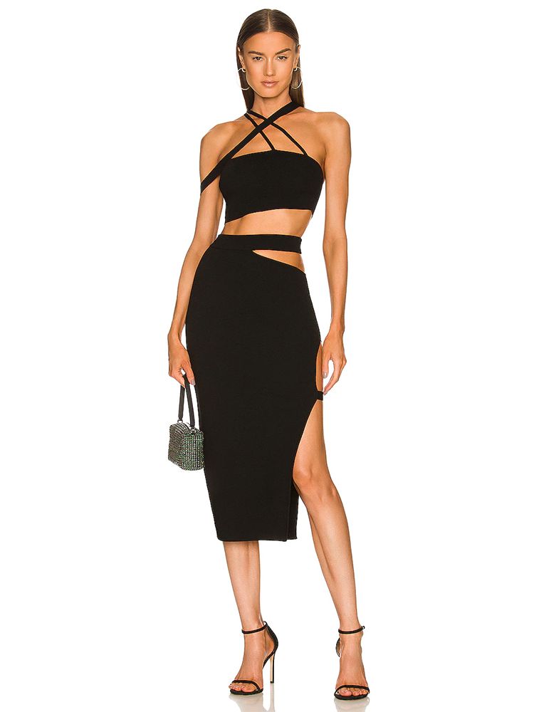 Women's Bandage Suit 2022 Summ - مراجعة Crop Top Crochet وسعره