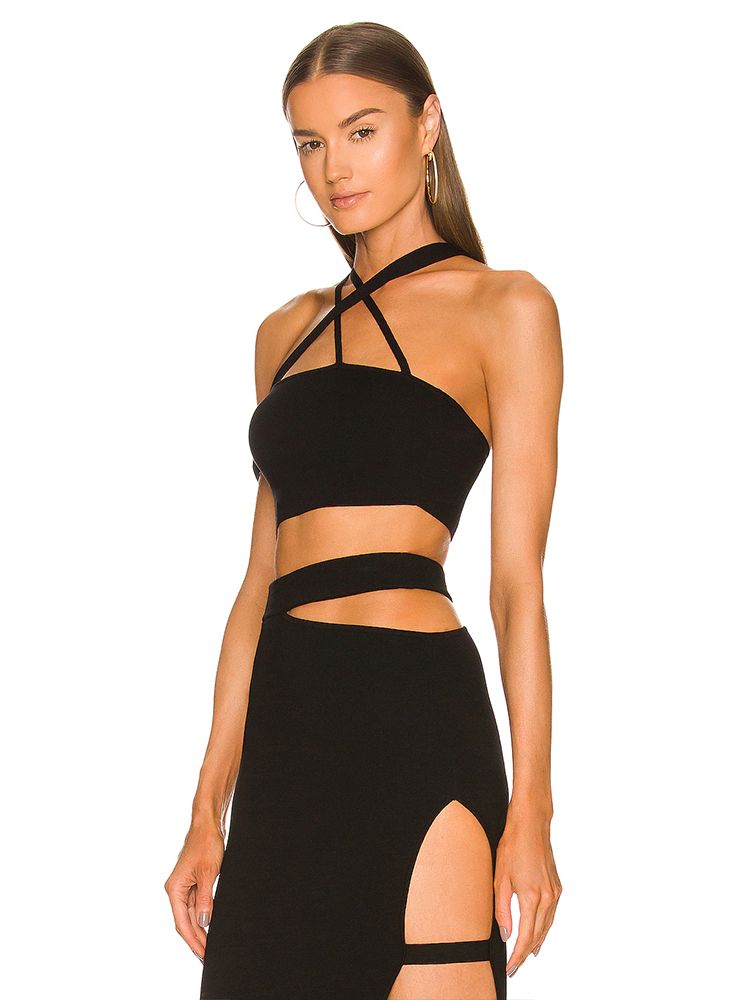 Women's Bandage Suit 2022 Summ - مراجعة Crop Top Crochet وسعره