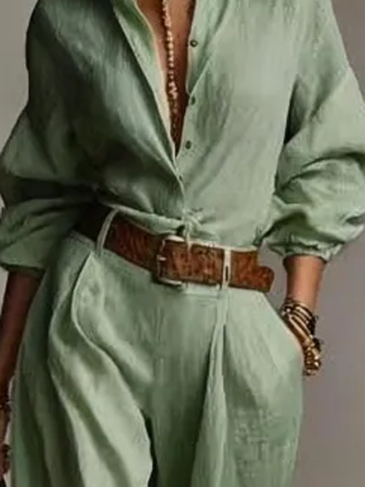 Spring Summer Temperament Soli - مراجعة Linen Pant Wide وسعره
