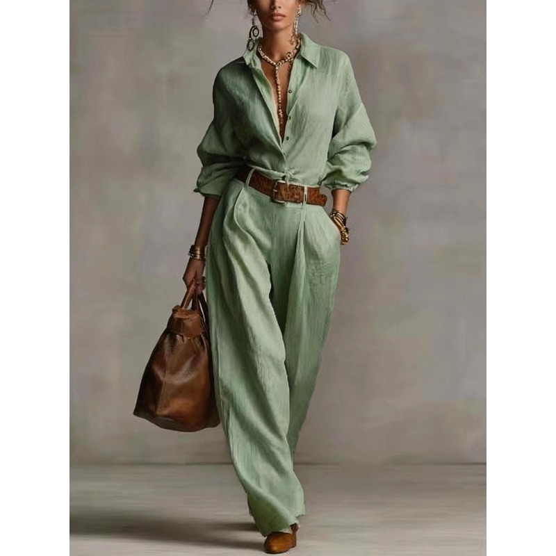 Spring Summer Temperament Soli - مراجعة Linen Pant Wide وسعره
