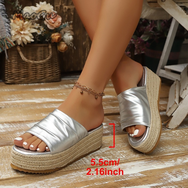 Women's Ruched Espadrille Wedg - مراجعة Wedge Espadrille Women وسعره