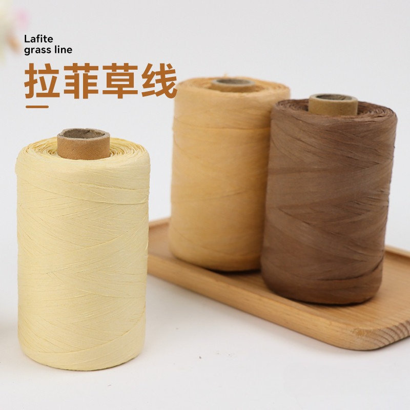 300m/150m Natural Paper Raffia - مراجعة Crochet Bag Raffia وسعره