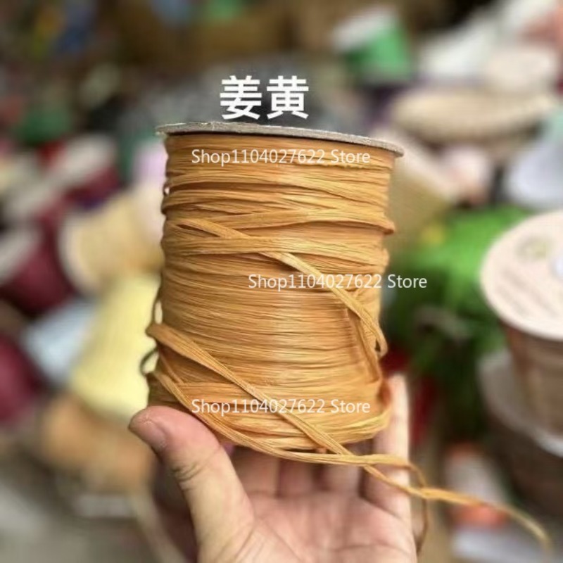 120g/roll Matte Raffia Grass C - مراجعة Crochet Bag Raffia وسعره