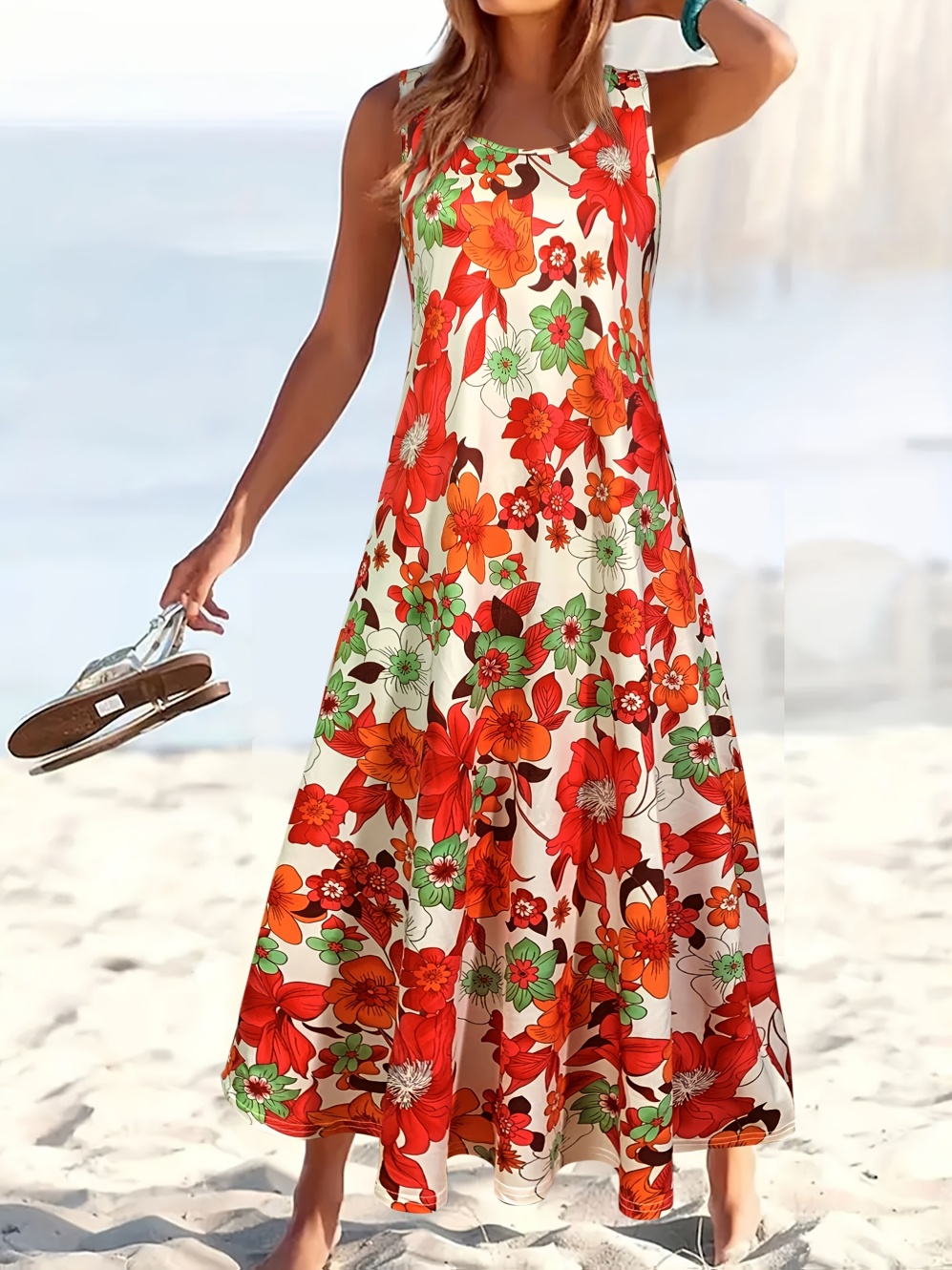 Floral Women's Casual Dresses  - مراجعة Romper Floral Print وسعره