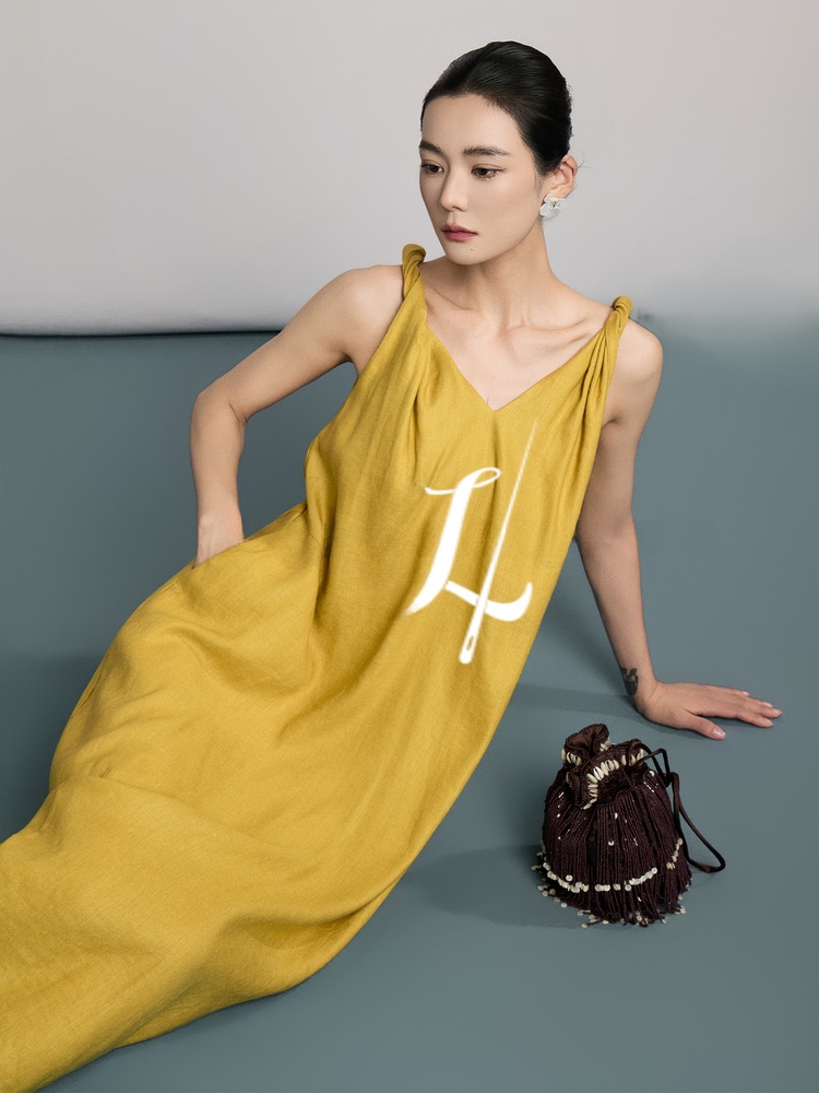 Natural Linen Summer New Style - مراجعة Linen Dress Wrap وسعره