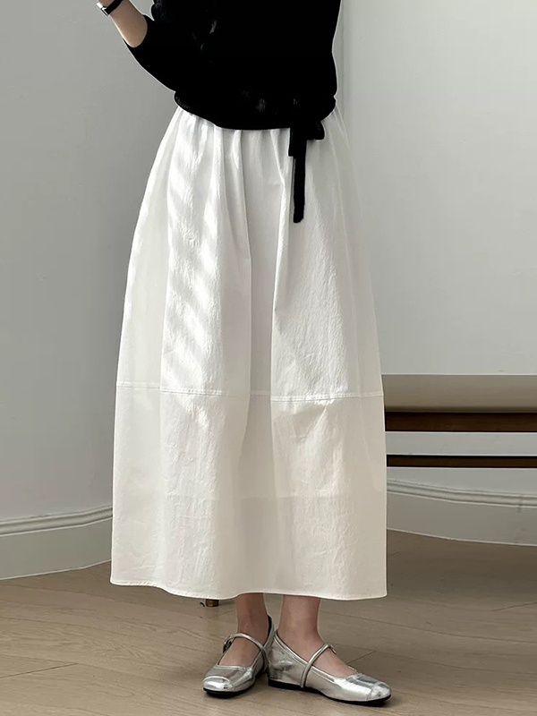 High Waist A-Line Midi Skirt L - مراجعة Midi Skirt Floral وسعره