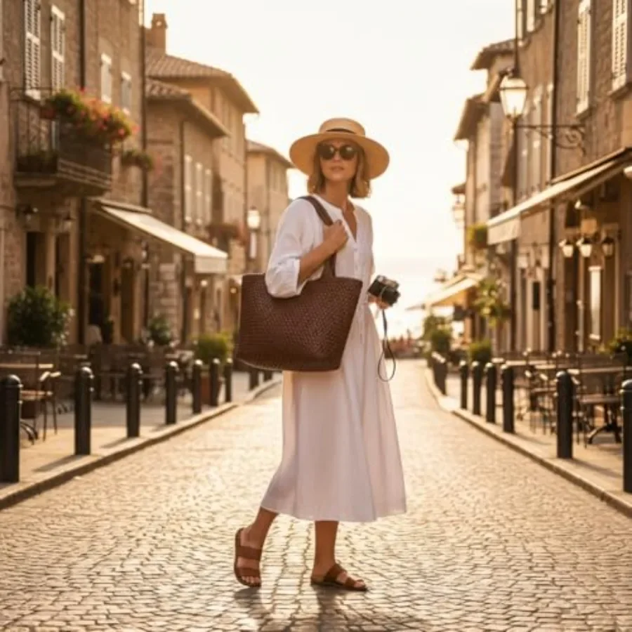 BOYATU Woven Tote Bag for Wome - مراجعة Tote Bag Beach وسعره