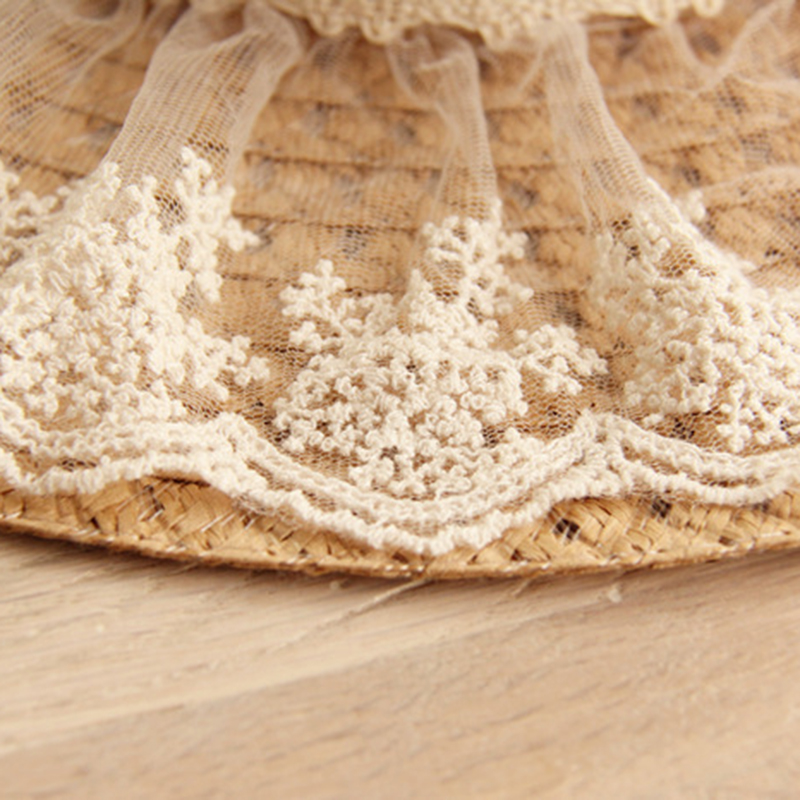 Women Lace Sun Hats For  Wide  - مراجعة Hat Floppy Wide وسعره