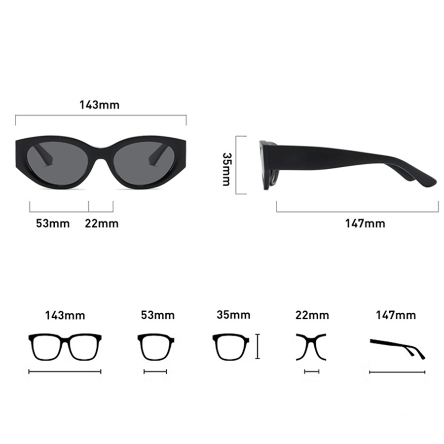 Women Men Classic Cat-Eye Pola - مراجعة Sunglasses Cat Eye وسعره