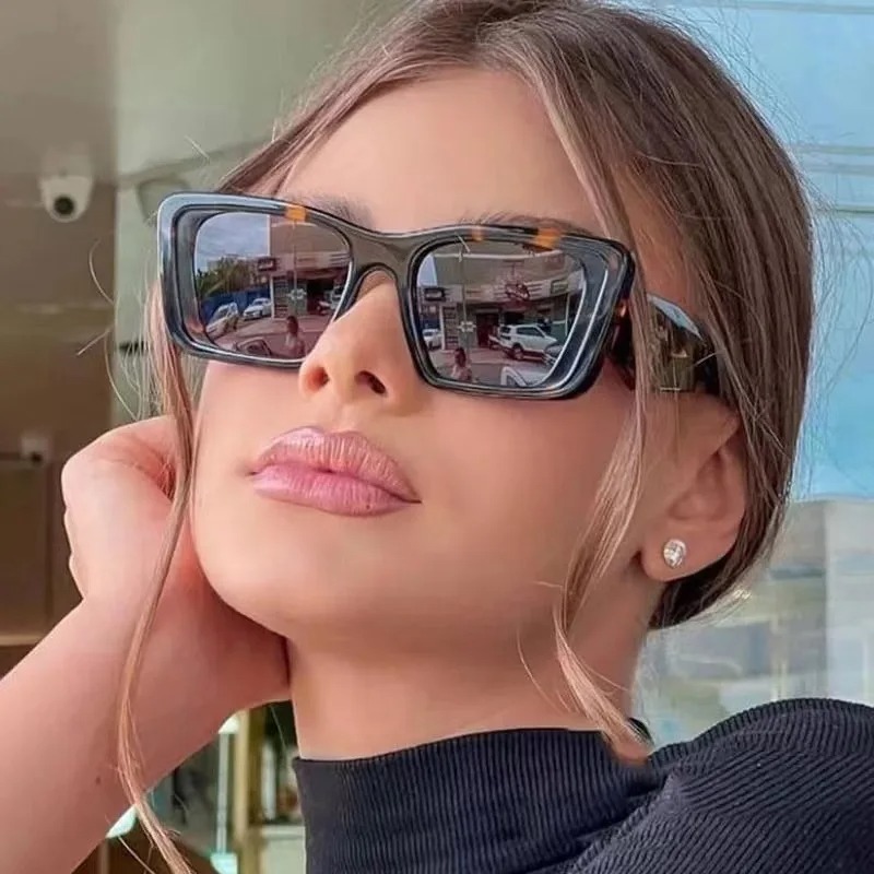 Retro Square Sunglasses Men Wo - مراجعة Sunglasses Cat Eye وسعره