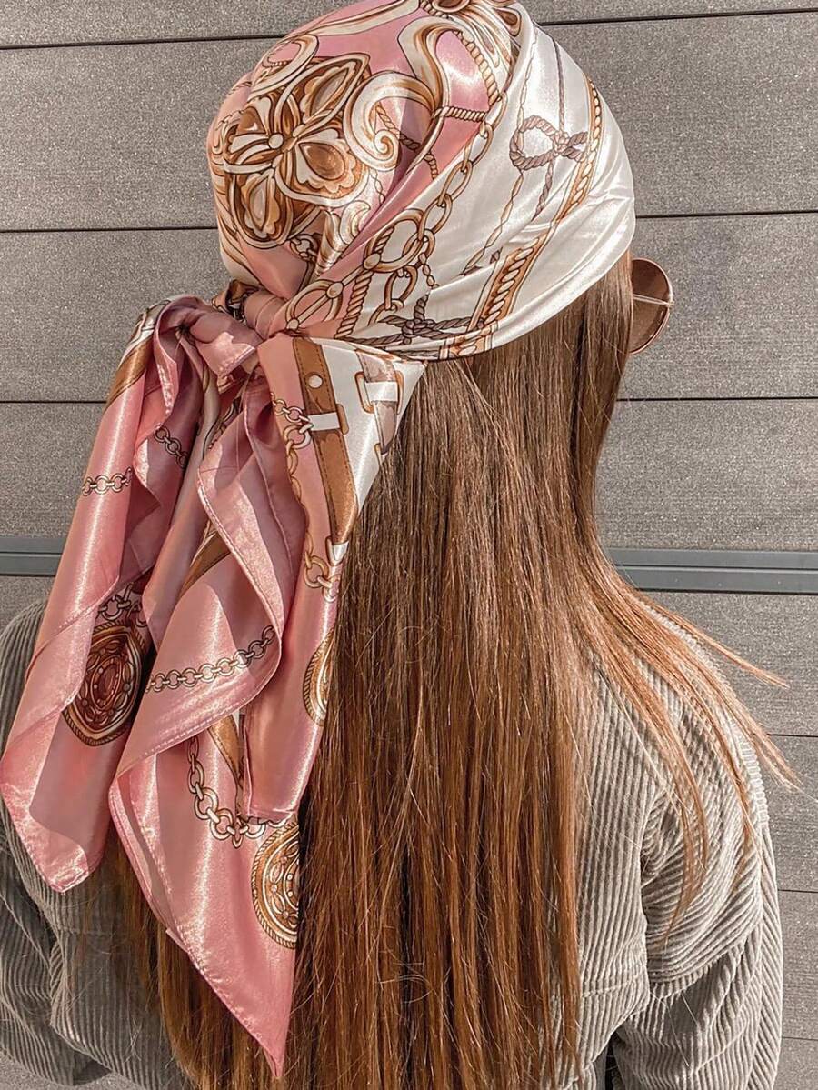 1pc Women's Light Pink Printed - مراجعة Headband Summer Knit وسعره