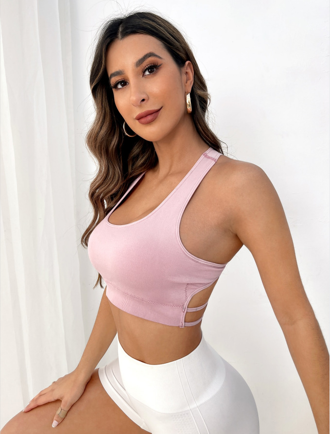 Breathable Sports Bra Fitness  - مراجعة Crop Top Crochet وسعره