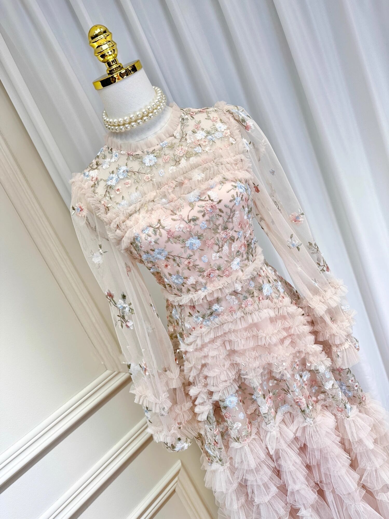 Summer Autumn Fashion Flower E - مراجعة Linen Dress Wrap وسعره