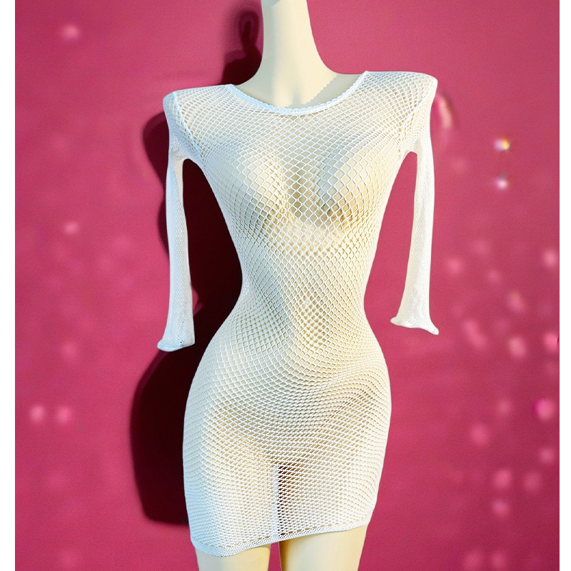 1PC Women Fishnet Cover Up Wit - مراجعة Cover Up Kaftan وسعره