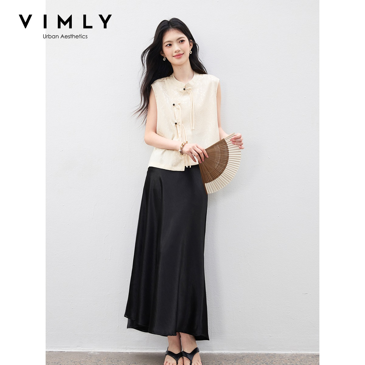 VIMLY's Women's Summer Suit 20 - مراجعة Midi Skirt Floral وسعره