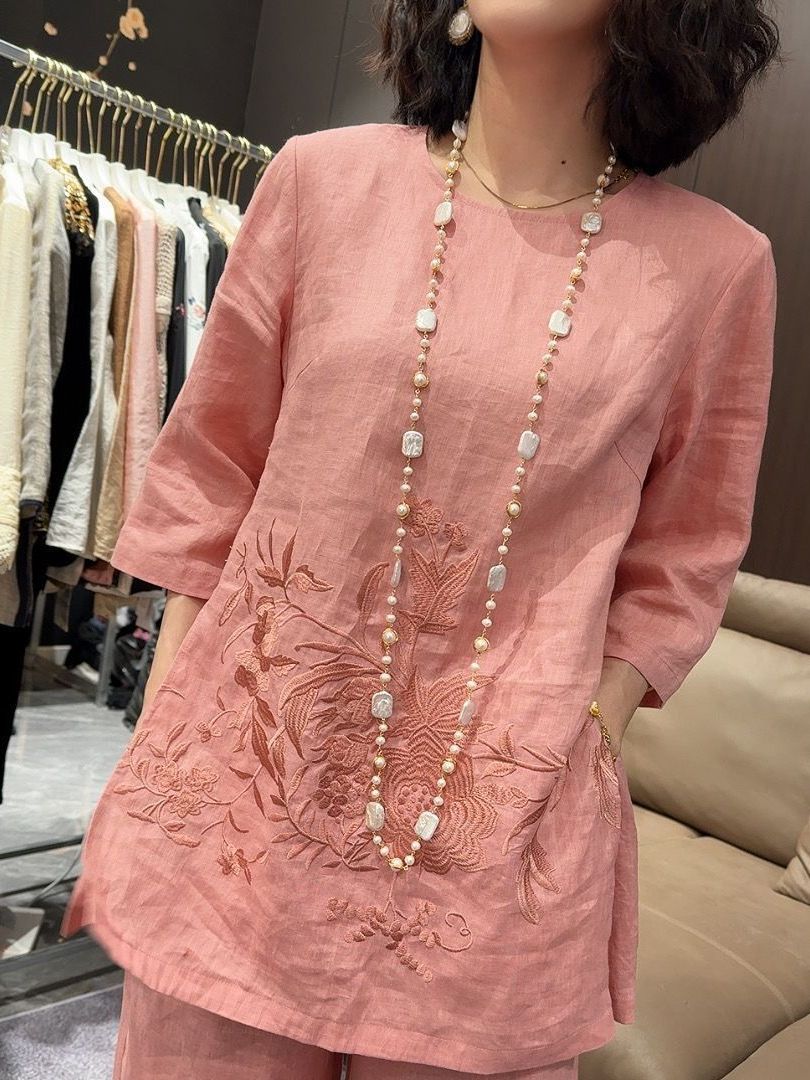 High-End Lightweight Cotton Li - مراجعة Linen Pant Wide وسعره