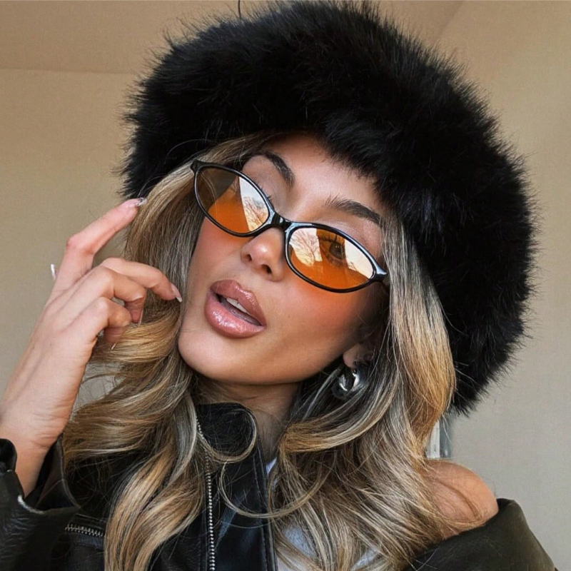 Retro Oval Frame Sunglasses Fa - مراجعة Sunglasses Cat Eye وسعره