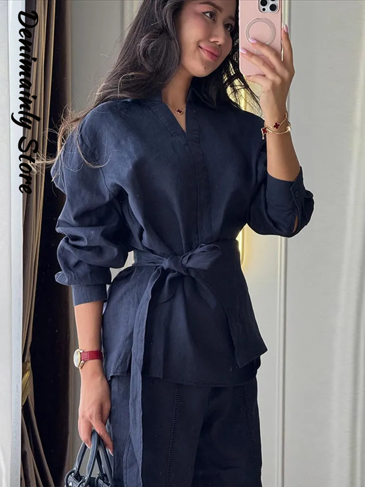 Casual Women's Linen Pants Set - مراجعة Linen Pant Wide وسعره