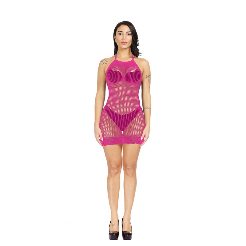 1PC Women Sexy Fishnet Cover U - مراجعة Cover Up Kaftan وسعره