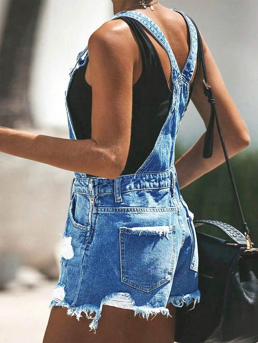 Womens White Distressed Denim  - مراجعة Shorts Denim Frayed وسعره